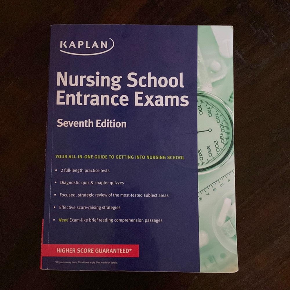 Nursing School Entrance Exams Practice Book - 7th edition